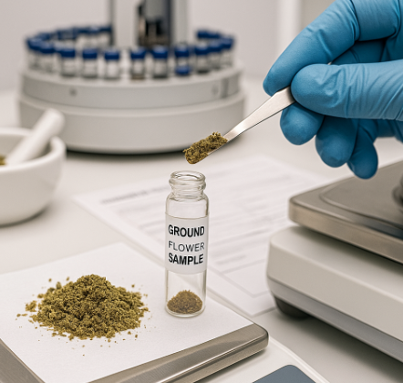 Cannabis Testing in Laboratory